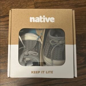 Native Gray Sneakers Lightweight Casual Shoes